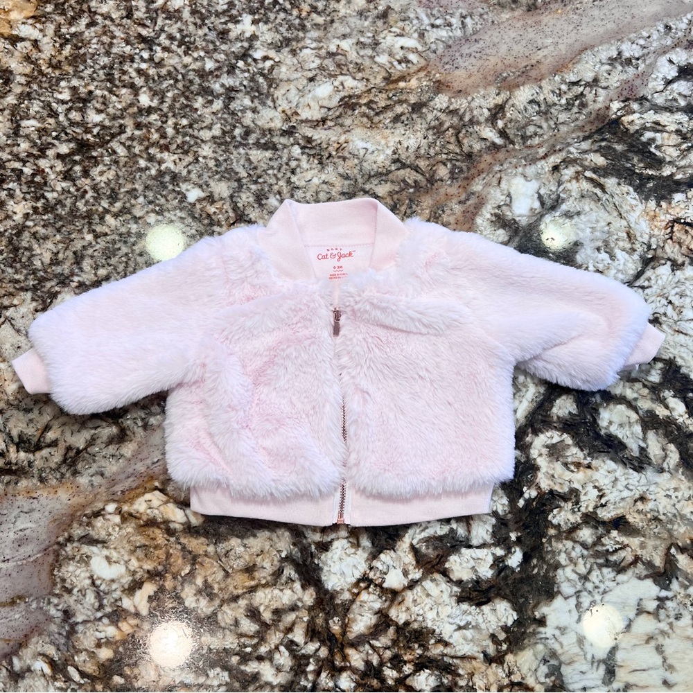 Cat & Jack Faux Fur Jacket